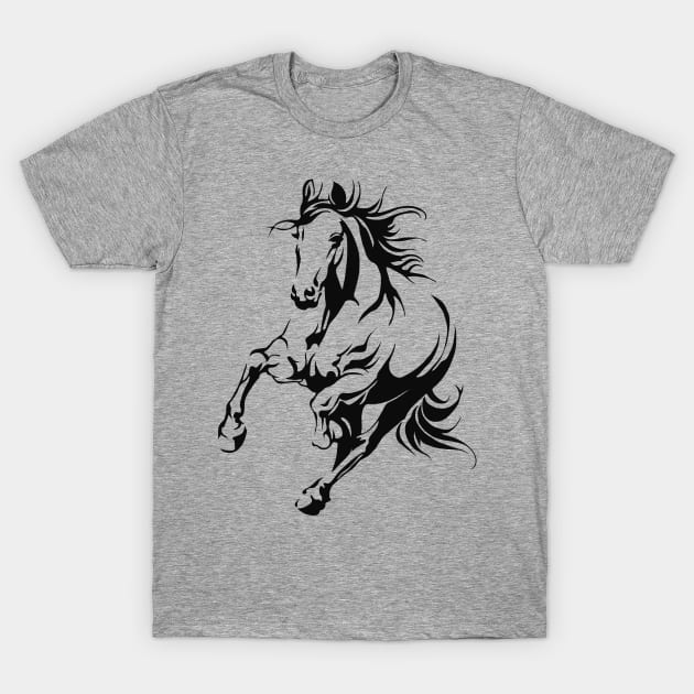 Horse Zika T-Shirt by pontosix